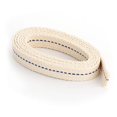 Nklaus 1 Metro 13Mm 100% Cotone Naturale Stoppino Per Lampada Stoppino Piatto Per Lanterna Stoppino Per Lampada A Olio Con Paraffina Purificata 1311