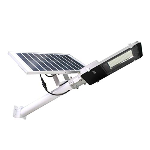 Jandei - Lampioni Solari 200W Da Esterno, 2500 Lumen, Impermeabile Ip65, Pannello Solare Orientabile E Telecomando Incluso, 200 Led, Luci Solari Per G