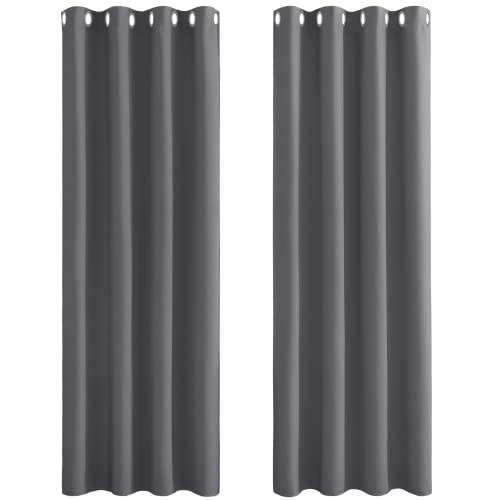 Pony Dance Tende Oscuranti Per Interni 2 Pezzi - L 132 X A 210 Cm Tende Camera Da Letto Tenda Termica Isolante Tende Per Salotto Eleganti Con Anelli T