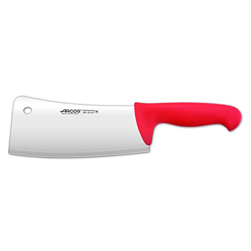 Arcos Serie 2900, Mannaietta Mannaia Da Cucina Coltello Scannare Coltello Macellaio, Lama Acciaio Inossidabile Nitrum 200 Mm, Manico Polipropilene, Co