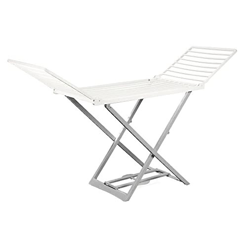Ipae-Progarden Spa Stendibiancheria Stendino Da Pavimento In Polipropile Bianco/Grigio Alicante