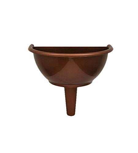 Vaso Per Cimitero Machx Per Loculi In Plastica Color Rame Cm 20X25