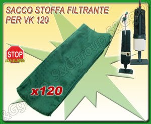 Sconosciuto Sacco Stoffa Per Folletto Cucitura Originale Vk 120 ++