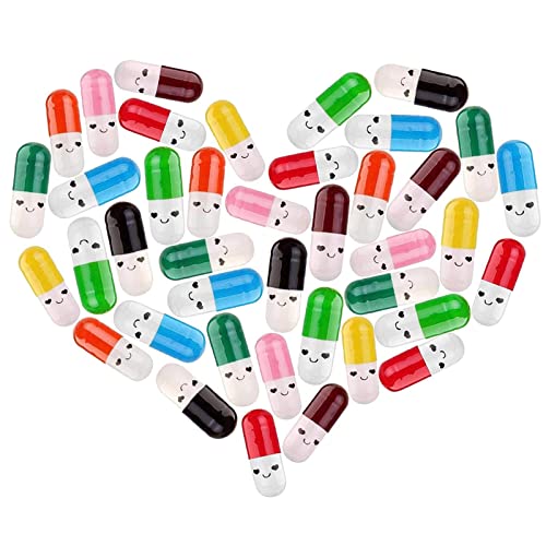 Capsule Dell'Alfabeto,101 Pcs Capsule Dell'Alfabeto Capsule Dell'Alfabeto Lettere D'Amore Libro Degli Ospiti Capsule Lettere Rafting Messaggio Capsule