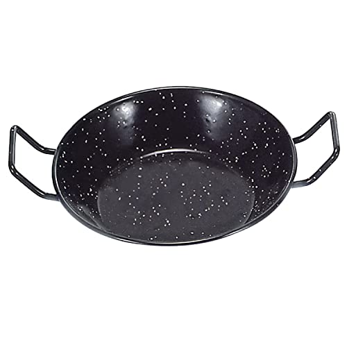 Garcima Sartén Doble Honda Con Asas Esmaltada 20 Cm, Acciaio Inossidabile, Cranberry, 20 Cm