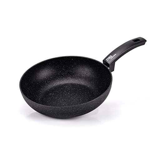 Moneta Etnea Evolution Wok 1M 28Cm,Anche Per Induzione, 100% Made In Italy
