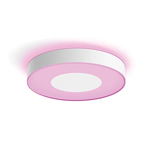 Philips Hue White And Color Ambiance Infuse, Plafoniera Smart, Grande, Bluetooh, 52.5 W, O Tramite App, Bianca