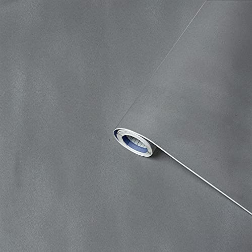Venilia Pellicola Adesiva, Velluto Ottica Di Velluto Grigio Chiaro, 67,5Cm X 1M, Spessore 140Μ, Pellicola Autoadesiva Per Mobili O Cucina, Carta Da Pa