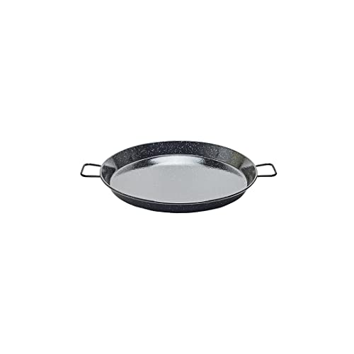Garcima Paellera Valenciana Esmaltada 16 Personas/ 55 Cm, Acciaio, Argento