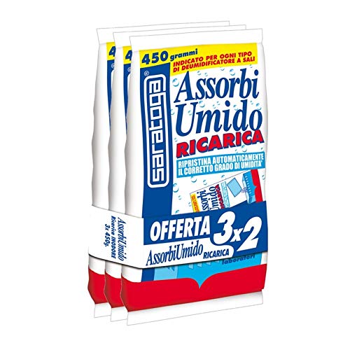 Saratoga Ricarica Sale Assorbiumido 3X2
