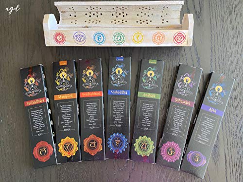 Goloka Shat Chakra - Bastoncini Di Incenso 7 In 1