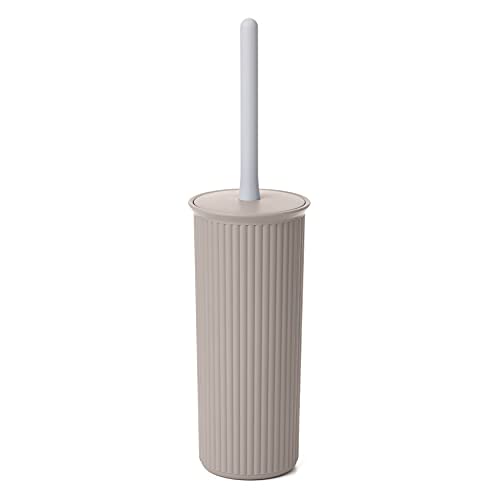 Tatay Escobilla De Baño Baobab, De Plástico, Libre De Bpa, Taupe, Medidas 9,5 X 9,5 X 39,5 Cm