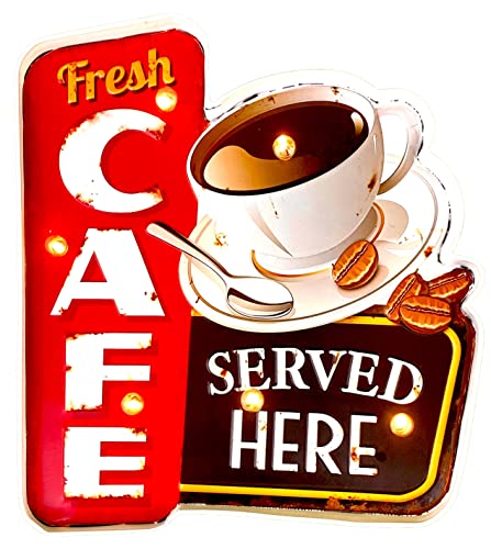 Insegna Luminosa Per Ristoranti Accessori Caffetteria— Insegna Originale Diilihiiri Retrò Di American Retro Sign Company | Cafe Led Insegna Luminosa P