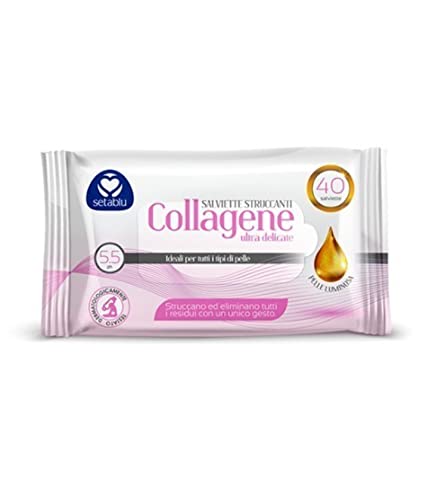 Esseci Italia Salviettine Struccanti 40Pz Collagene, Come Da Foto