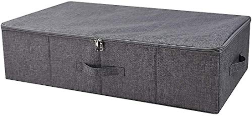 Iwill Create Pro Scatola Portaoggetti Sotto Letto Con Coperchio, Nero Grigio