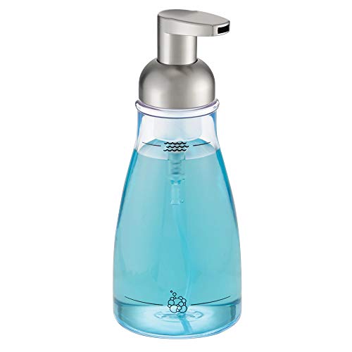 Idesign 50100Eu Pompa Sapone Liquido A Schiuma, Plastica, Trasparente, 0.1X0.1X0.1 Cm