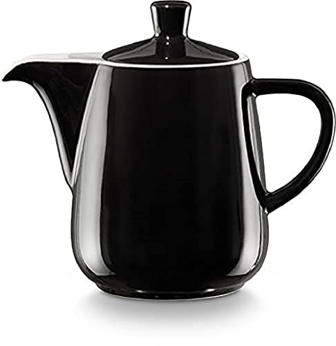 Melitta Caffettiera In Porcellana, 0,6 L, Colore: Nero