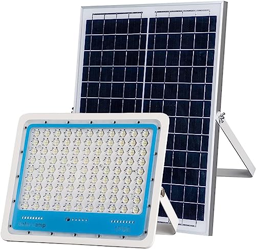 Openspacesop Faro Pannello Solare 6500K 500W Con Sensore, Faretto Solare Da Esterno Da Parete Impermeabile A Led Con Sensore Di Movimento 120Lm(Size:5