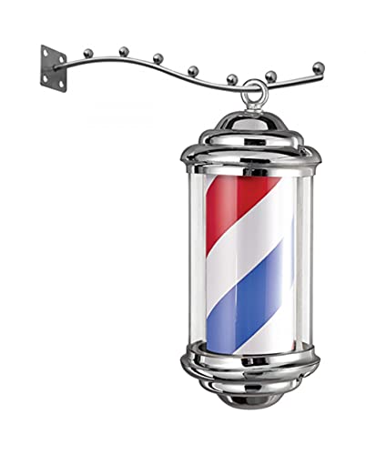 Barber Pole Esterno Rotante Insegna Luminosa Barbiere