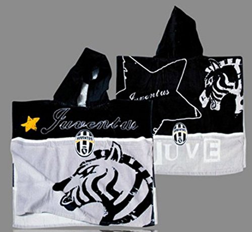 Juventus Poncho In Spugna Bambino, Prodotto Ufficiale