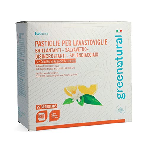 Greentabs | Lavastoviglie | Limone E Arancio | 25 Pastiglie