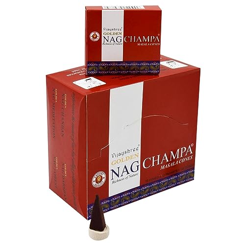 Vijayshree Golden Nag Champs Incenso Dhoop – Full Case-12 Scatole