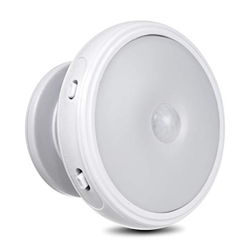 Maclean Mce223 Led Sensore Di Movimento E Crepuscolare Accensione E Spegnimento Automatici Base Magnetica Girevole A 360° (5 Led + 6 Led)