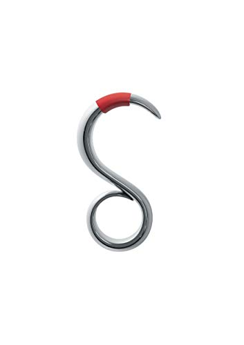 Alessi Staysafe No Touch Portachiavi, In Zama Cromata, Rosso
