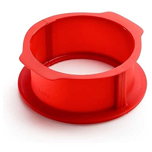Lékué 2412238R01M017 - Stampo A Cerniera Per Torta Charlotte, 18 Centimetri, Rosso