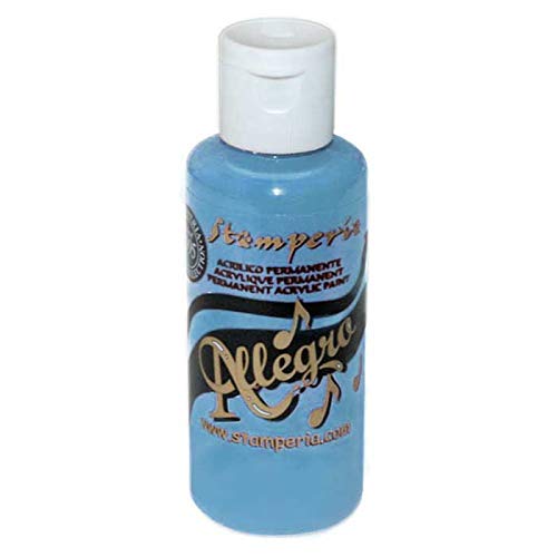 Stamperia Allegro Paint 60 Ml Powder Blue, Multicolore, 3.4Cmx10Cm