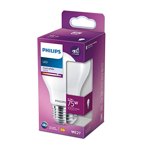 Pack De 10 Unidades Bombilla Standard Led E27 8,5W 1.055Lm 4.000K Luz Dia Philips