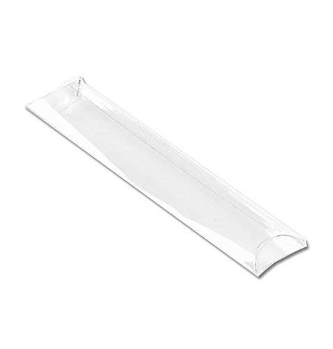 Scotton 50 Pz Tubo Trasparente Pvc Portaconfetti 15X4.8 Cm Bomboniera