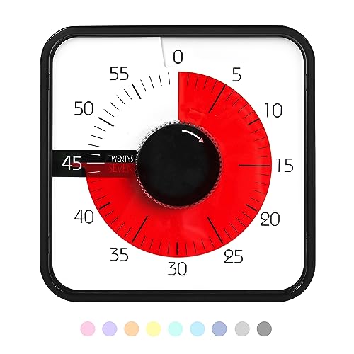 19Cm Conto Alla Rovescia, Timer Analogico, Timer Visivo, Timer Per Esami, Timer Da Cucina, Suono Allarme Forte, Per Lezioni In Aula Giochi Di Compiti