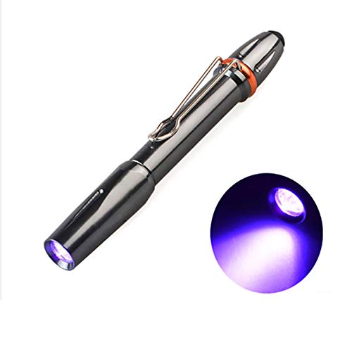 Pocketman Torcia Uv 395Nm Con Clip Led Blacklight Pen Light Detector Pet Urine Stain Detector (Confezione Da 1)