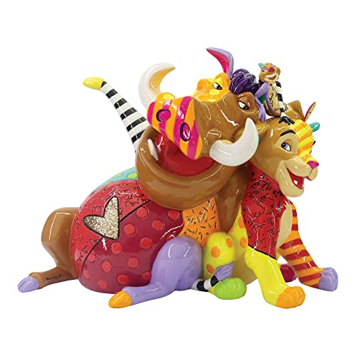Disney Tradition Re Leone Figurina, Resina, Multicolore, 12 X 12 X 25 Cm