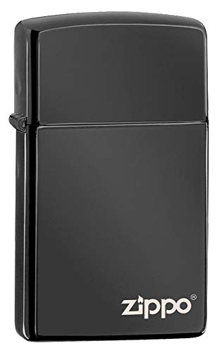 Zippo Lighter, Metal, Black, One Size