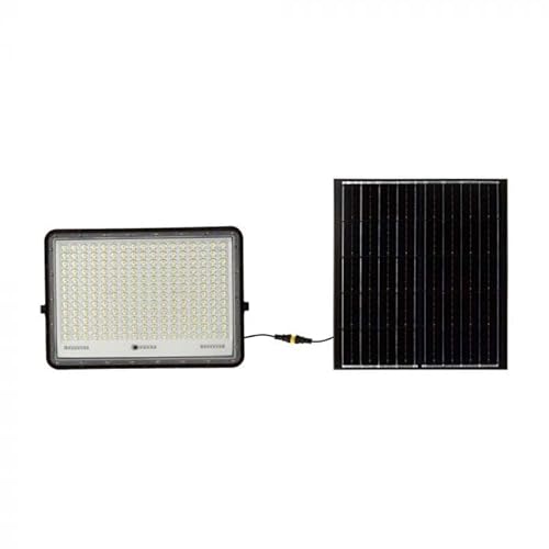 V-Tac Kit Pannello Solare Con Proiettore 2600 Lumen 4000K 3Metri Di Cavo Batteria Sostituibile Vt-240W - 7830