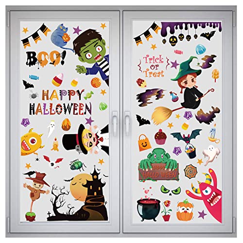 Halloween Decorazione Da Parete,Xpoop Sticker Halloween,Halloween Adesivi,Vetrofanie Halloween,Adesivi Finestre Di Halloween,Adesivi Vetrofanie Adesiv