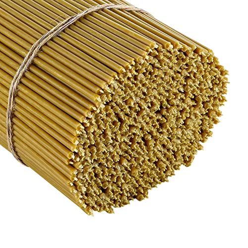 Danilovo Candele Profumate In Pura Cera D’Api – Candele Chiesa Ortodossa Per Preghiere, Natale, Lunghe, Morbide, N120, Altezza 16 Centimetri, 100 Pz