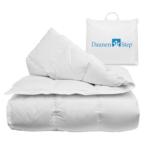 Daunen Step Piumino In Piuma Qualità D200 | 155X200 Cm - Singolo Standard Italia Autunno/Inverno (Calore Classic Winter)