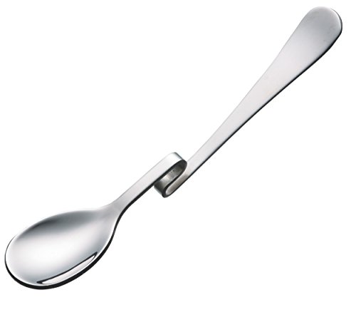 Kitchencraft Cucchiaio Per Marmellata E Miele In Acciaio Inossidabile, Dotato Di Gancio Per Fissarlo Ai Barattoli, 15 Cm