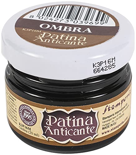 Stamperia Patina Anticante-Ombra 20 Ml, Multicolore, 4.3Cmx4Cm