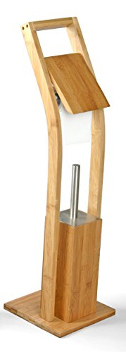 Msv Scopino Wc Con Portarotoli Madera