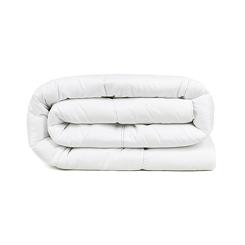 Tramas+ Piumino Leggero Per Tutte Le Stagioni Trapuntata In Microfibra, Piumini Bianco - Letto Da 90