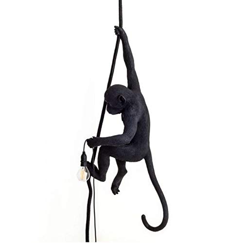 Seletti Lampada In Resina Monkey Lamp-Outdoor Cm.37X25 H.76,5 - Con Corda