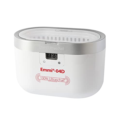 Emag Pulitore Ad Ultrasuoni Emmi 04D I Dispositivo Per La Pulizia Degli Occhiali Anche Per Gioielli E Oro, Orologi + Timer I Dispositivo Di Pulizia Ad