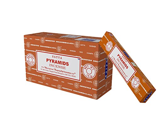 B/12 Pyramids Incense Sticks By Satya