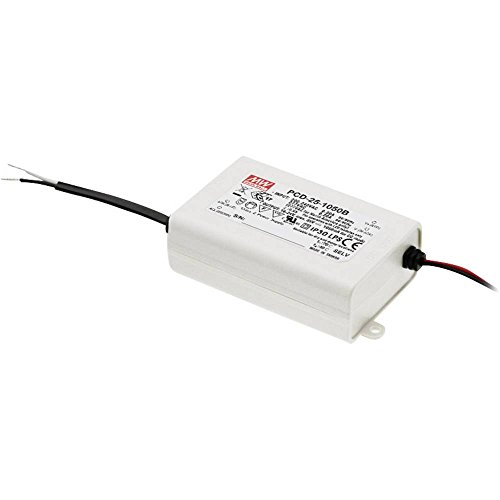 Meanwell Pcd-25-1050B Lighting Power Supply Lighting Accessory - Lighting Accessories (Lighting Power Supply,White, Plastic, Ip42, Ul8750, Csa C22.2 N
