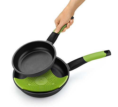 Bra Prior - Set Di Padelle In Alluminio Pressofuso Antiaderente Set Di 2 Padelle Set De 2 Sartenes Nero
