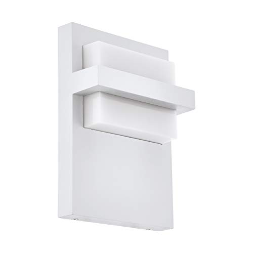 Eglo 98087 Illuminazione Da Esterno Outdoor Wall Lighting Bianco Led 10 W A